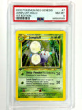 2000 Pokemon Neo Genesis Jumpluff - Holo 1st Edition #7 - PSA 8