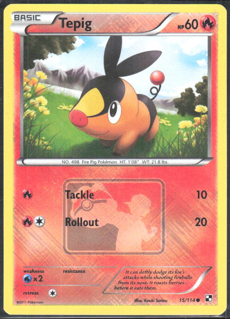 Tepig - 15/114 (League Promo)
