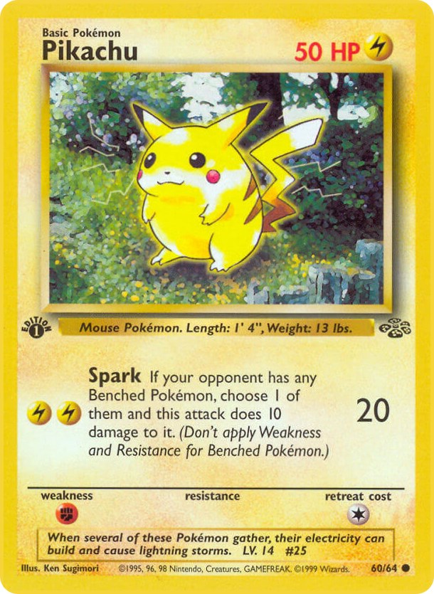 Pikachu [JU Jungle - 60/64] – Summon.ph TCG Card House in the Philippines