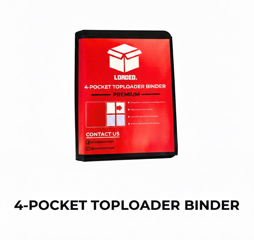 LOADED 4-Pocket Toploader Binder