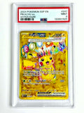 2024 Pokemon SSP EN Pikachu EX Hyper Rare #247 - PSA 9