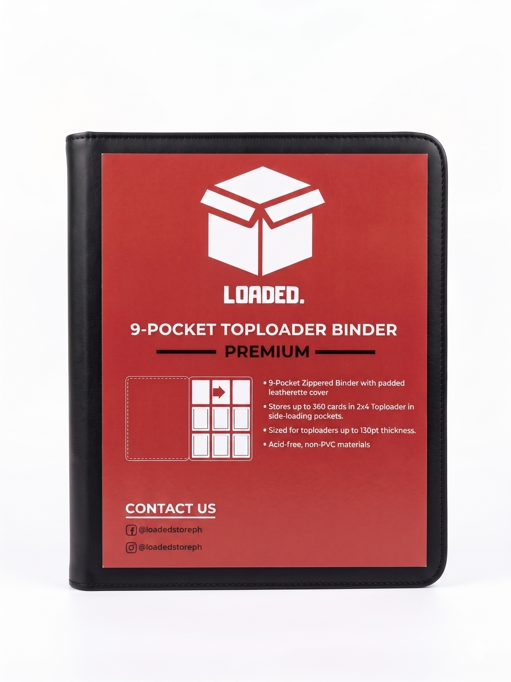 Loaded - 9-Pocket Toploader Binder