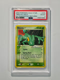 2004 POKEMON GOLD STAR TREECKO-HOLO EX TEAM ROCKET RETURNS #109 - PSA 4