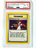2000 Pokemon Gym Heroes The Rocket's Trap Holo #19 - PSA 8