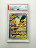 2018 P.M. JPN. SM Promo FA/Eeve & SNRLX.GX Tag Bolt Boost.Box Camp #297 - PSA 9