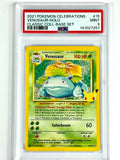 2021 Pokemon Celebrations Venusaur - Holo Classic Coll - Base Set #15 - PSA 9